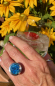 Preview: Edel-Topas Ring Silber 18 mm